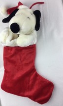 NWT Snoopy Peanuts Stuffed Plush Cedar Fair 17” Stocking  RARE! - £23.35 GBP