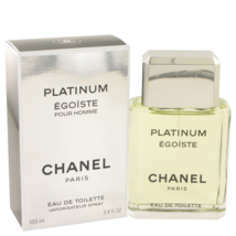 Chanel Egoiste Platinum Cologne 3.4 Oz Eau De Toilette Spray  - £157.58 GBP