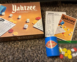 Vintage Yahtzee Game 1975 Lowe Milton Bradley Complete Dice Cup Pads Ins... - $17.81