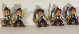 Jake And The Never-Land Pirates Lot Of 5 Figures Toy T8 - £11.64 GBP