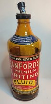 Sanford&#39;s Premium Writing Fluid Empty Quart Bottle with Original Top - £51.95 GBP