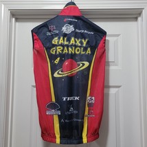 Hincapie Galaxy Granola Cycling Jersey Full Zip Blue / Red Mens M - $27.95