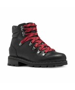 Women&#39;s Sorel Lennox Hiker Booties Black Leather Boots $220, Sz 6.5, NIB! - $98.99