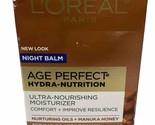 L’Oréal Age Perfect Hydra Nutrition Nourishing Night Moisturizer Mature ... - £8.95 GBP