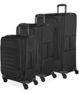 SwissGear Opulence Softside Expandable Luggage, Black, 3-Piece Set (21/2... - €188,83 EUR