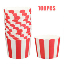 100Pcs Large Paper Cupcake Liners Muffin Case Cake Paper Baking Cups Pop... - $16.99