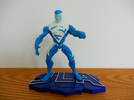 Fun vintage 1998 Kenner JLA Superman Blue action figure with stand - £15.80 GBP