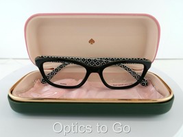 Kate Spade Brylie (Ina) Black Pattern 50-16-135 Ladies Petite Eyeglass Frames - £74.03 GBP