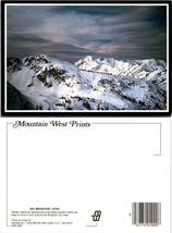 Utah Brighton Ski Big Cottonwood Canyon Mountains Snow Clouds VTG Postcard - £7.51 GBP