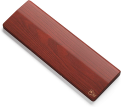 Gaming Wooden Wrist Rest - Compact - Brown - Mechanical Keyboards Wood Ergonomic - £29.54 GBP