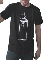 Entree Lifestyle Brooklyn New York Religieuse Spray Can Graffiti Black/T-Shirt - £11.23 GBP