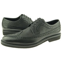 Charles Stone Wingtip Oxfords, Full Brogue Men&#39;s Dress Leather Shoes, Black - £71.46 GBP