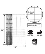 YARDGARD 28 Inch by 50 Foot 16 Gauge Rabbit and Small Animal Garden Fence - $121.56 CAD