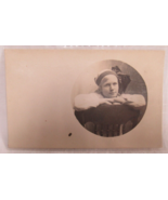 AZO Eastman Kodak Circa 1910 Real Photo Postcard Girl Big Bow Portrait RPPC - $55.93 MXN