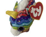 TY Teenie Beanie Babies McDonalds Happy Meal Toy Star The Unicorn with Tag - $4.85