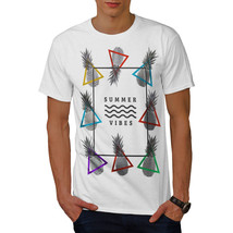 Wellcoda Summer Vibes Sun Mens T-shirt, Holiday Graphic Design Printed Tee - £14.70 GBP+