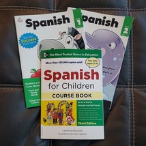 Learn Spanish Grades 1- 2 Elem Middle School Books Carson Dellosa New No... - £15.17 GBP
