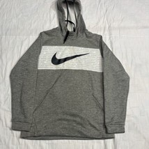 Nike Gray Dri-Fit Therma Training Hooded Pullover BV2764-063 sz L - $300.12 MXN