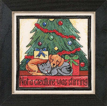 DIY Mill Hill Creature was Stirring Christmas Counted Cross Stitch Kit - $23.95