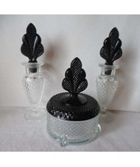 New Martinsville Geneva Vanity Perfume Set, art deco antique perfume bot... - $1,900.68 MXN