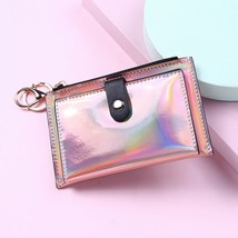 2022 New Fashion Transparent Wallet Women Short PVC Clear Korean Holographic Car - £13.12 GBP