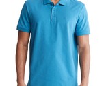 Calvin Klein Mens Regular-Fit Embroidered Polo in Faience Blue-Medium - $29.99