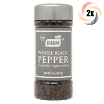 2x Shakers Badia Whole Black Pepper Seasoning | 2oz | Gluten Free! | MSG Free! - £10.96 GBP