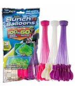 Bunch O Balloons, 100 Self-Sealing Water Balloons /3 Bunches-Pink, White... - £21.35 GBP