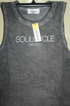 Soulcycle Toronto Oil Washed Hi Low Gray Tank Top Size Women&#39;s Medium 144KR - $47.42 CAD