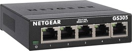 5 Port Gigabit Ethernet Unmanaged Switch GS305 Home Network Hub Office Ethernet  - £33.05 GBP