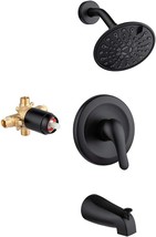 Cupc Shower Faucet Set Valve Included, 6-Spray Shower Head, Jakarda Shower Tub - £133.40 GBP