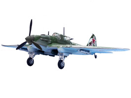 Ilyushin IL-2M3 Sturmovik Aircraft Green Camouflage Double Hero of the Soviet Un - £53.65 GBP