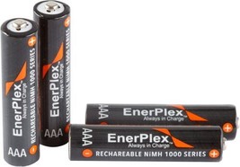 4-Pack EnerPlex AC-4X-AAA Ricaricabile Nimh 1000 Serie Batterie AAA - £11.07 GBP