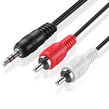 3.5mm to RCA Audio Cable 50FT Male Stereo Y Adapter AUX Auxiliary Headphone Jack - $29.99