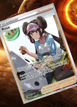 Custom Pokémon trainer card cynthia Misty Mallow lusamine Hilda Nessa Miriam  - £7.08 GBP