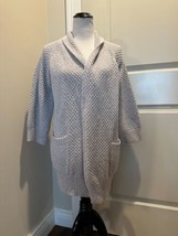 VINCE Pearl Gray Cashmere Blend Oversized Cardigan SZ XS - £77.66 GBP