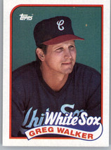 1989 Topps 408 Greg Walker  Chicago White Sox - £0.77 GBP