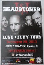  Headstones With The Glorious Sons First Arena Concert Date Kingston 201... - $27.06 CAD