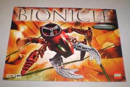 Used Lego Bionicle INSTRUCTION BOOK ONLY #8742 Vohtarak Visorak No Lego ... - $9.95