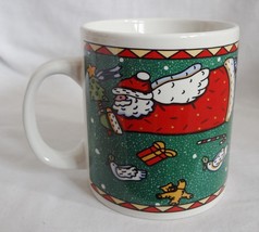 Christmas Santa Claus Angels 16 oz Coffee Mug Cup  - £1.56 GBP