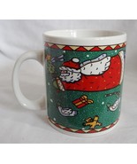 Christmas Santa Claus Angels 16 oz Coffee Mug Cup  - £1.58 GBP