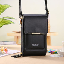 Touch Screen Cell Phone Shoulder Bags Women Transparent Pocket Mini Crossbody Ba - £20.27 GBP