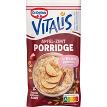 Dr. Oetker- Vitalis Apfel-Zimt Porridge 58g - £2.38 GBP