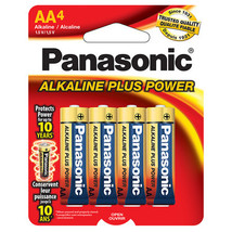 Panasonic Alkaline Size &quot;AA&quot; Plus Power (4-Pack) - £15.85 GBP