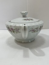 Dansico Fine China of Japan Covered Sugar Bowl Teahouse Rose Vintage Min... - $15.85