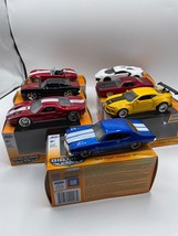 Jada Big Muscle 1/32 Lot Of 7  Cars Chevy Cobra Camaro Chevelle Barracud... - $52.24