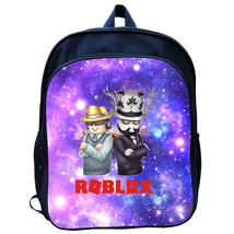 WM Roblox Kid Child Backpack Daypack Schoolbag Bookbag Two Bag Top Hat - £14.37 GBP