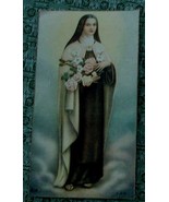 Vintage Collectible Religious Card, Pretty Religious Print of The Madonn... - $5.41 CAD