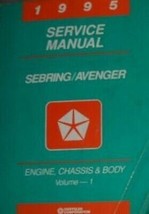 1995 Chrysler Sebring Dodge Avenger Shop Riparazione Servizio Manuale Elettrico - $6.00