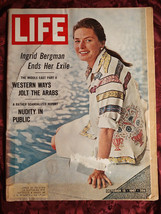Life Magazine October 13 1967 Oct 67 Ingrid Bergman William Styron Nudism - £4.80 GBP